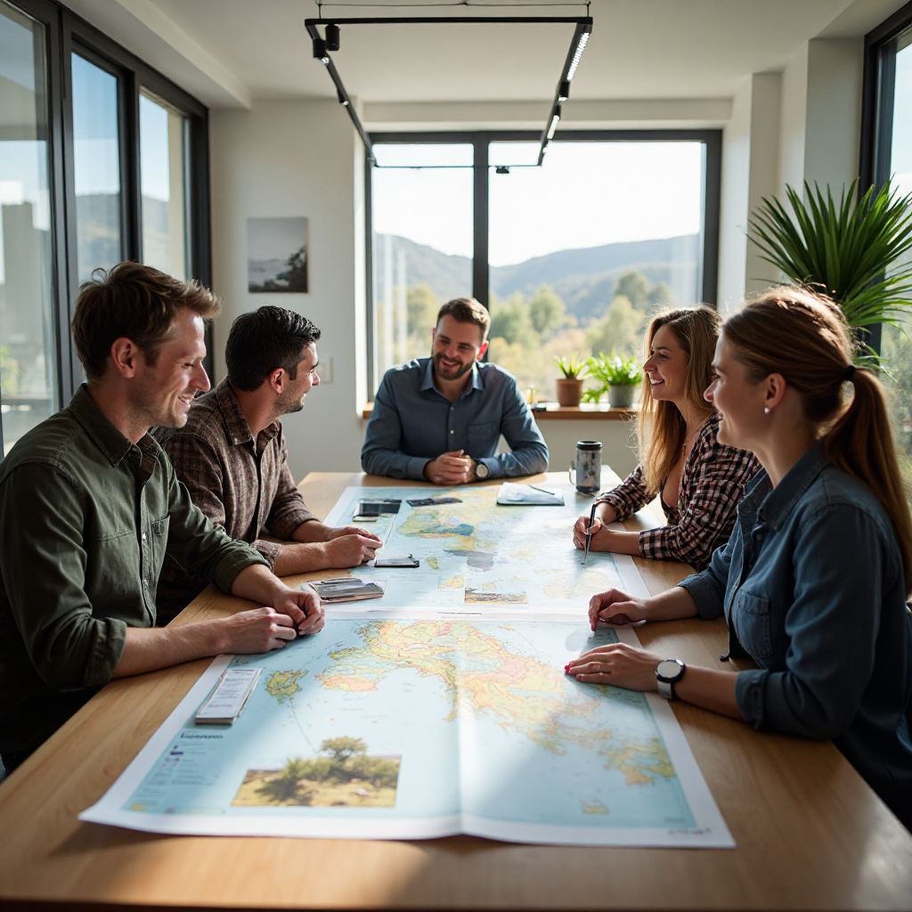 DreamRoute Travel team planning journeys
